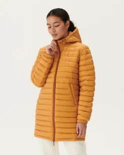 Donzen Jassen & Jacks-JOTT Doudoune Longue Reversible Camel/Camel Clair Roma 8390 Camel/Rust