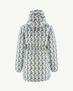 Donzen Jassen & Jacks-JOTT Doudoune Longue Reversible Imprime Monogram Ecru/Ecru Roma 8952 Monogram Off/Off-White