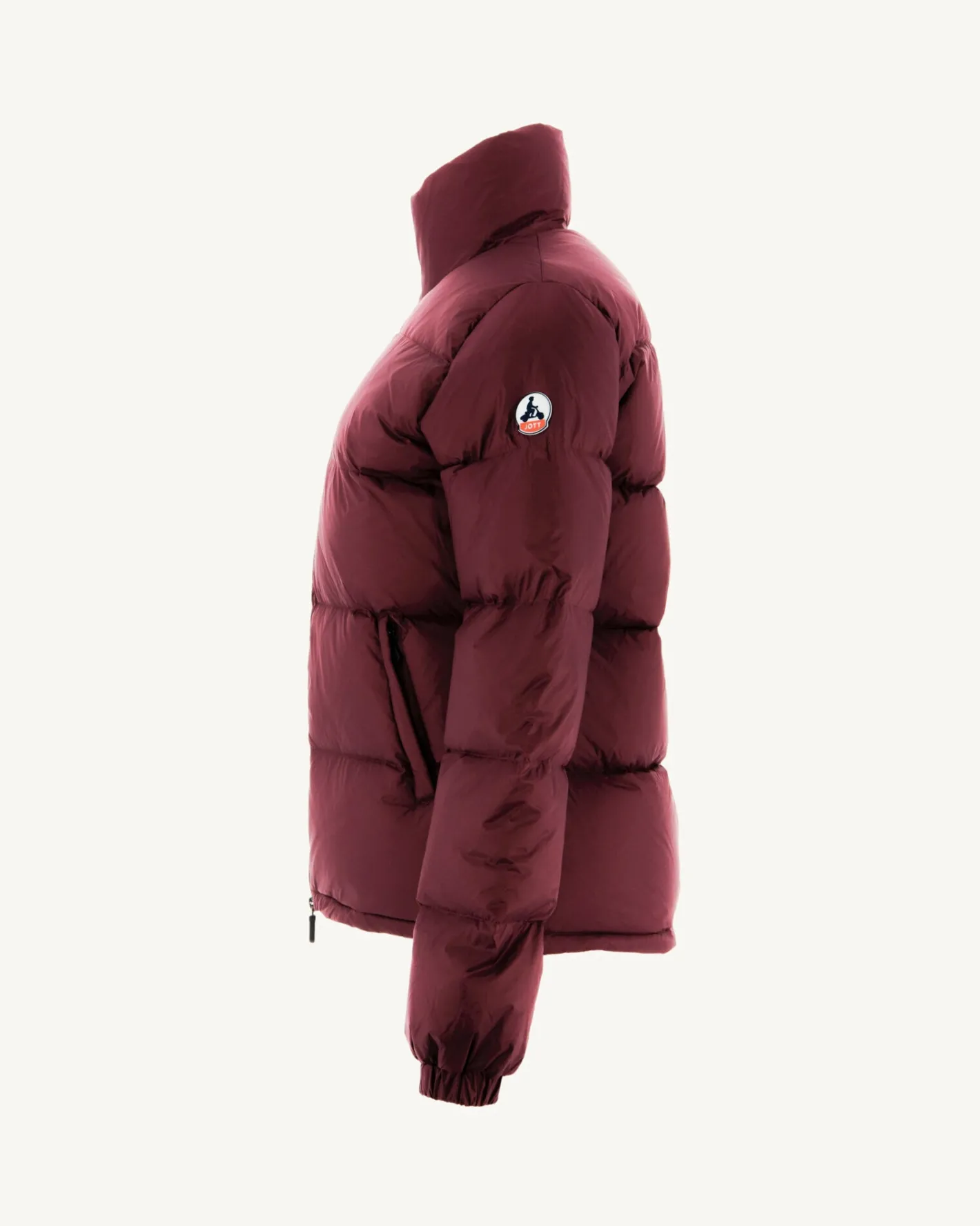 Donzen Jassen & Jacks-JOTT Doudoune Matelassee Grand Froid Aubergine Cardiff 461 Aubergine