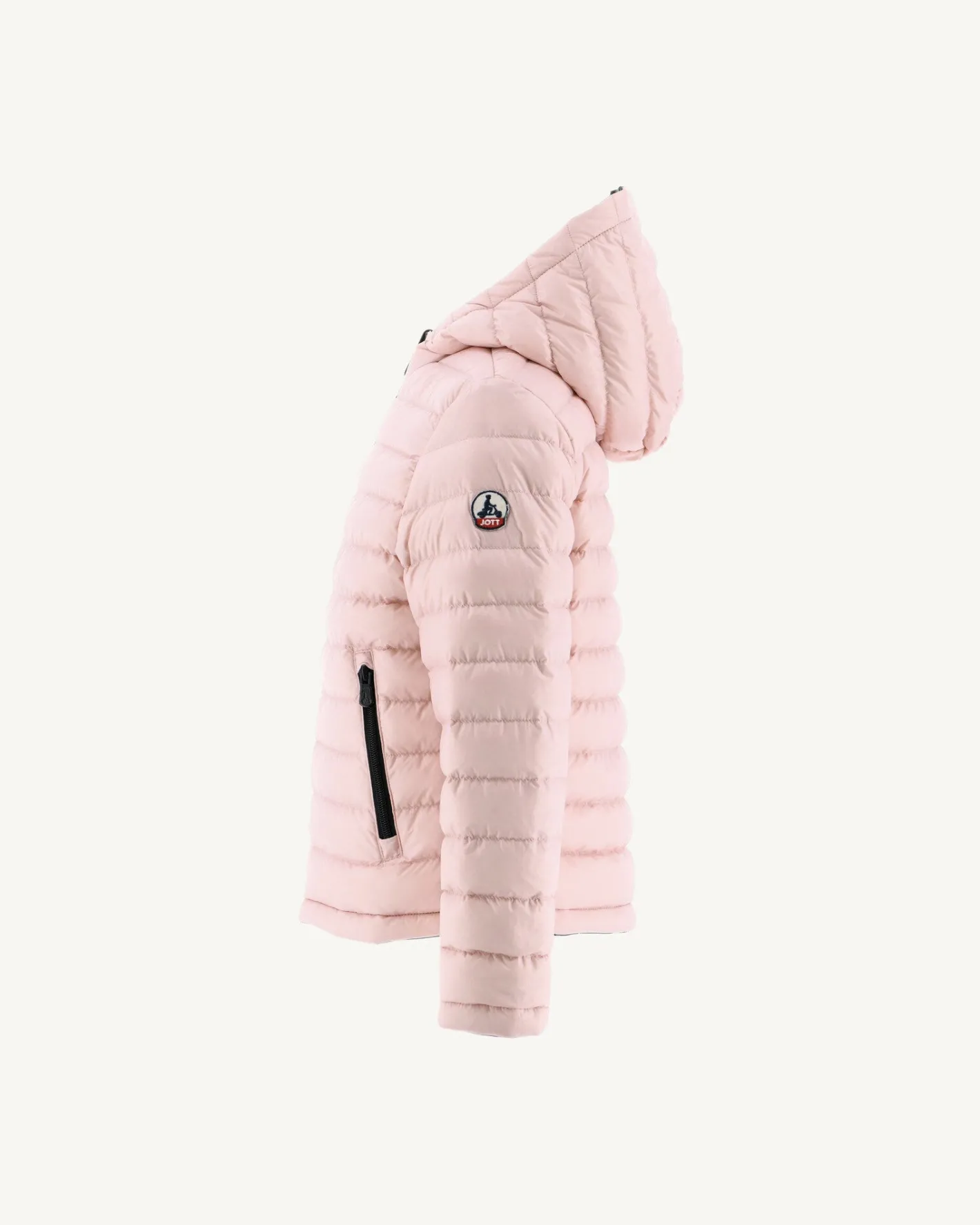 Donzen Jassen-JOTT Doudoune Reversible A Capuche Enfant Noir/Rose Pale Zurich 964 Noir/Rose Pale