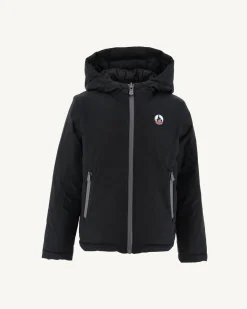 Donzen Jassen-JOTT Doudoune Reversible A Capuche Enfant Noir Zurich 999 Black