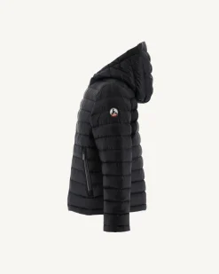 Donzen Jassen-JOTT Doudoune Reversible A Capuche Enfant Noir Zurich 999 Black