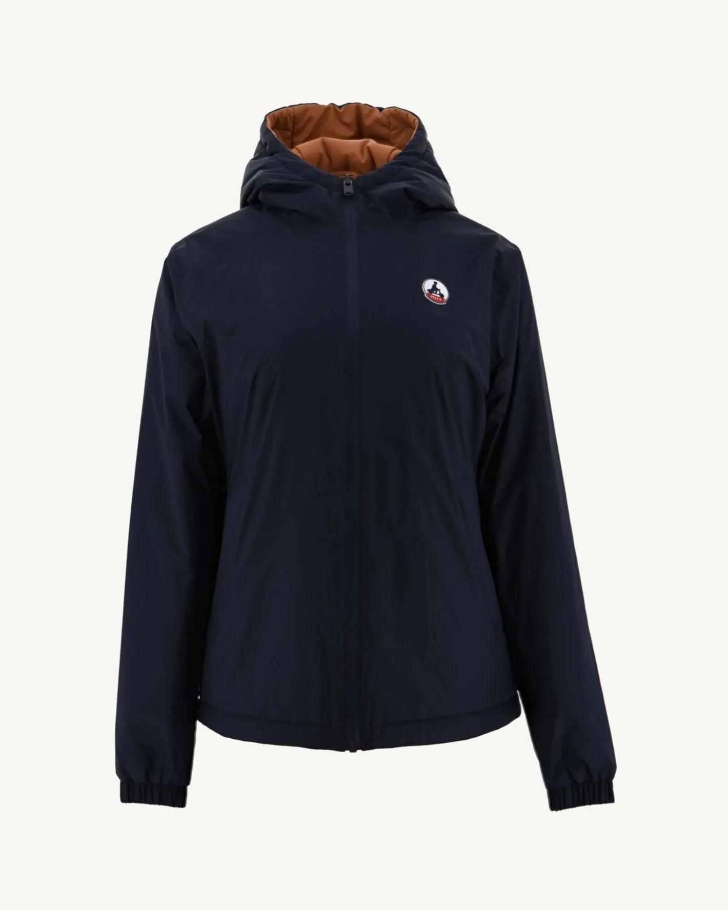 Donzen Jassen & Jacks-JOTT Doudoune Reversible A Capuche Ultralight Marine/Camel Kara 1045 Navy/Camel