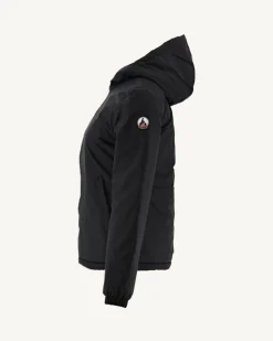 Donzen Jassen & Jacks-JOTT Doudoune Reversible A Capuche Noir Vienne 999 Noir