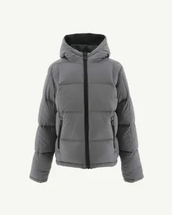 Donzen Jassen-JOTT Doudoune Reversible A Capuche Grand Froid A Capuche Enfant Noir/Anthra 9990 Noir/Anthracite
