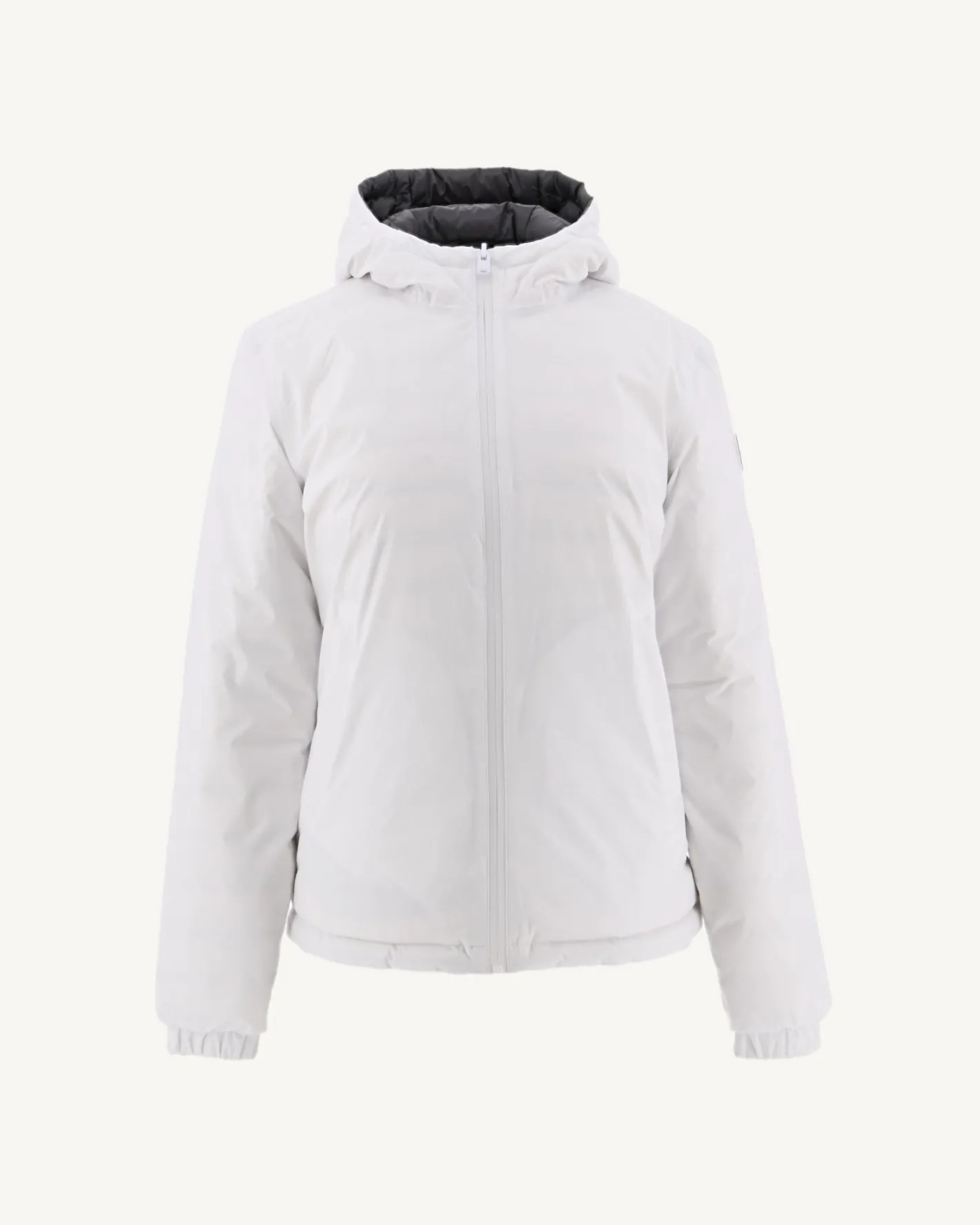 Donzen Jassen & Jacks-JOTT Doudoune Reversible A Capuche Blanc/Anthracite Vienne 9010 White/Anthracite
