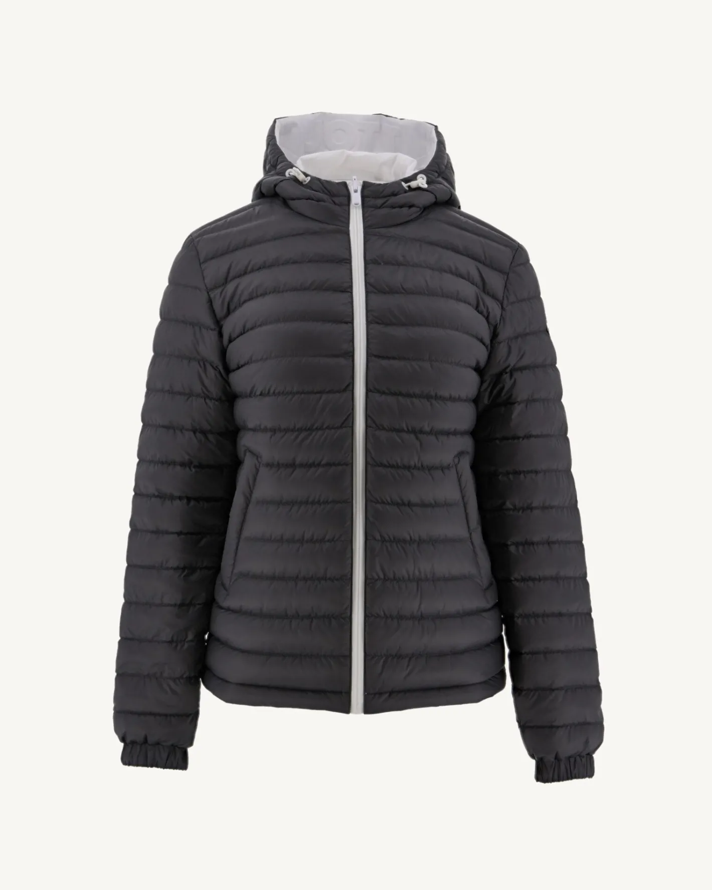 Donzen Jassen & Jacks-JOTT Doudoune Reversible A Capuche Blanc/Anthracite Vienne 9010 White/Anthracite