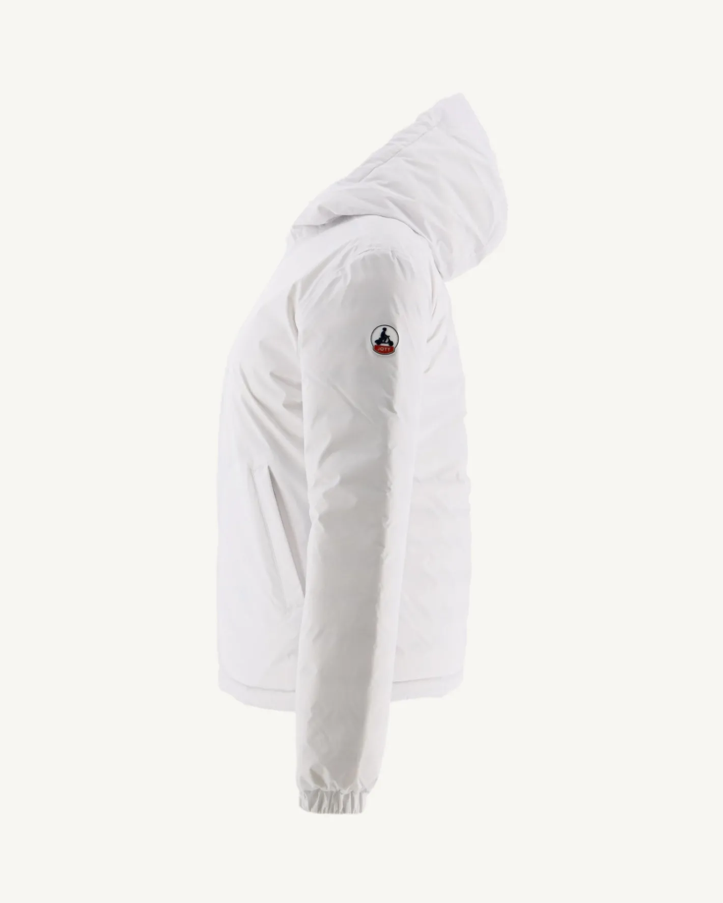 Donzen Jassen & Jacks-JOTT Doudoune Reversible A Capuche Blanc/Anthracite Vienne 9010 White/Anthracite