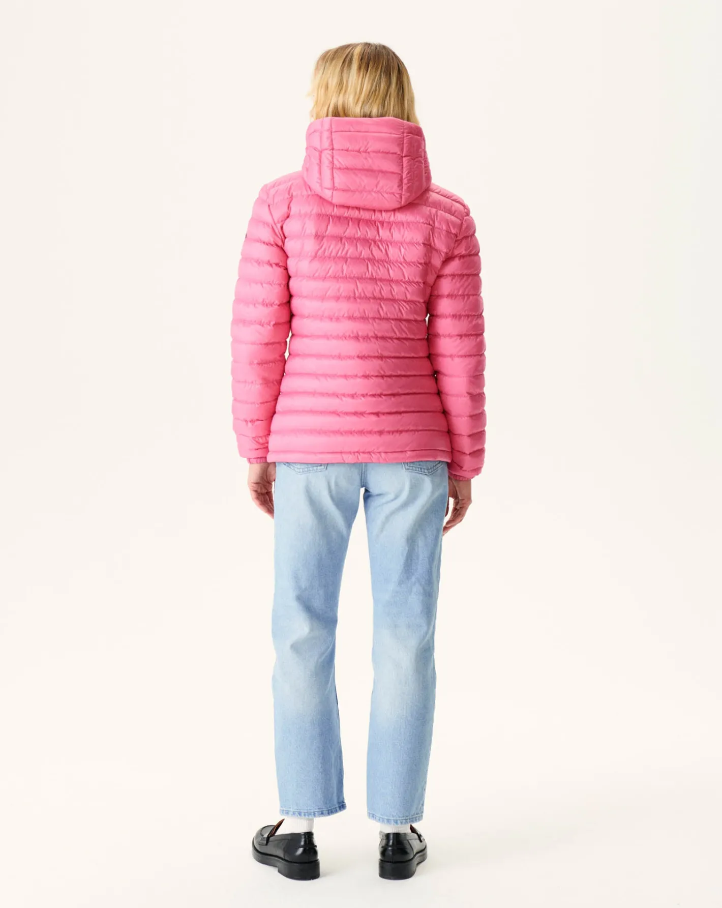 Donzen Jassen & Jacks-JOTT Doudoune Reversible A Capuche Marine/Rose Intense Vienne 1043 Navy/Wild Rose