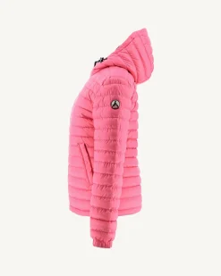 Donzen Jassen & Jacks-JOTT Doudoune Reversible A Capuche Marine/Rose Intense Vienne 1043 Navy/Wild Rose