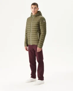 Donzen Jassen & Jacks-JOTT Doudoune Reversible A Capuche Sauge/Army Bergen 829 Sauge/Army