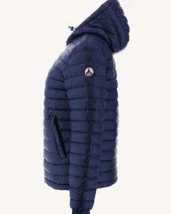Donzen Jassen & Jacks-JOTT Doudoune Reversible A Capuche Marine Vienne 104 Marine