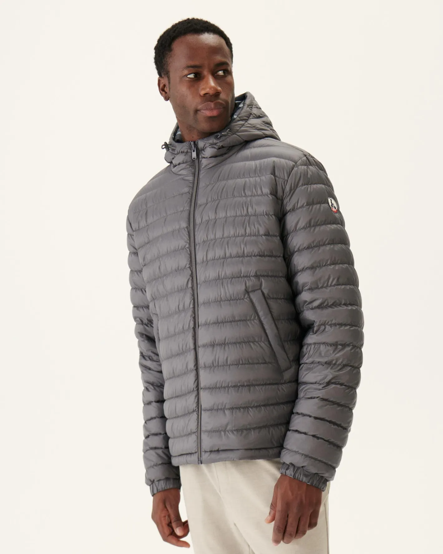 Donzen Jassen & Jacks-JOTT Doudoune Reversible A Capuche Monogram Anthra/Anthra Bergen 5040 Monogram Anthra/Anthra