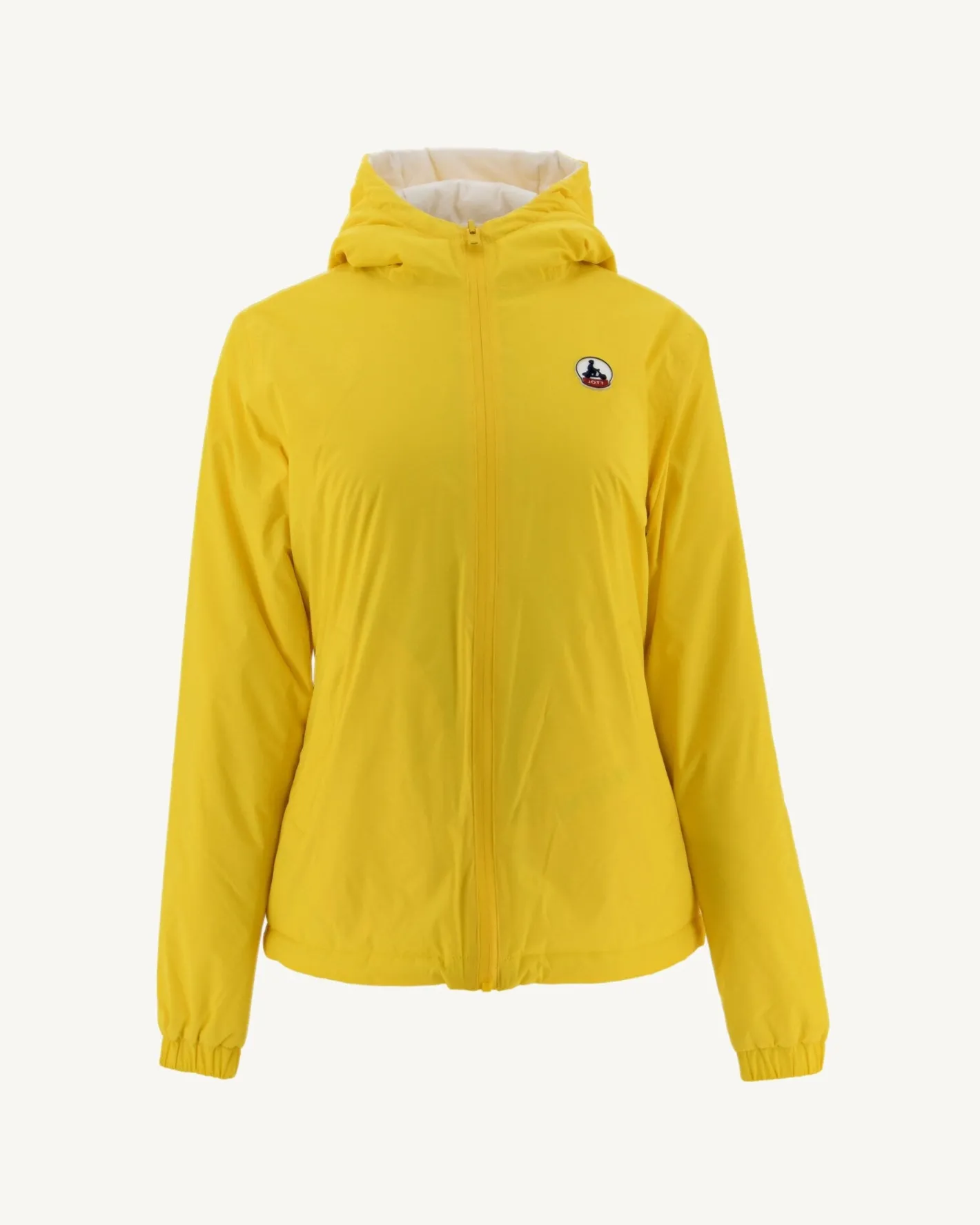 Donzen Jassen & Jacks-JOTT Doudoune Reversible A Capuche Ultralight Citron/Ecru Kara 6311 Lemon/Off-White