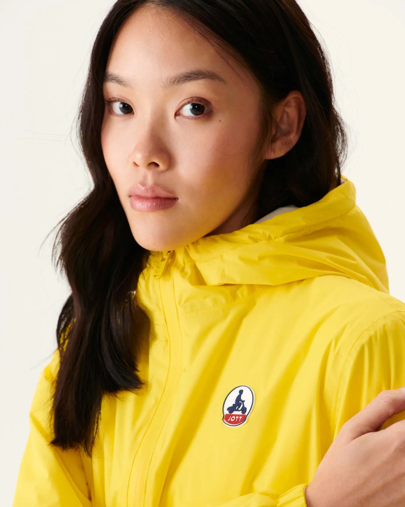 Donzen Jassen & Jacks-JOTT Doudoune Reversible A Capuche Ultralight Citron/Ecru Kara 6311 Lemon/Off-White