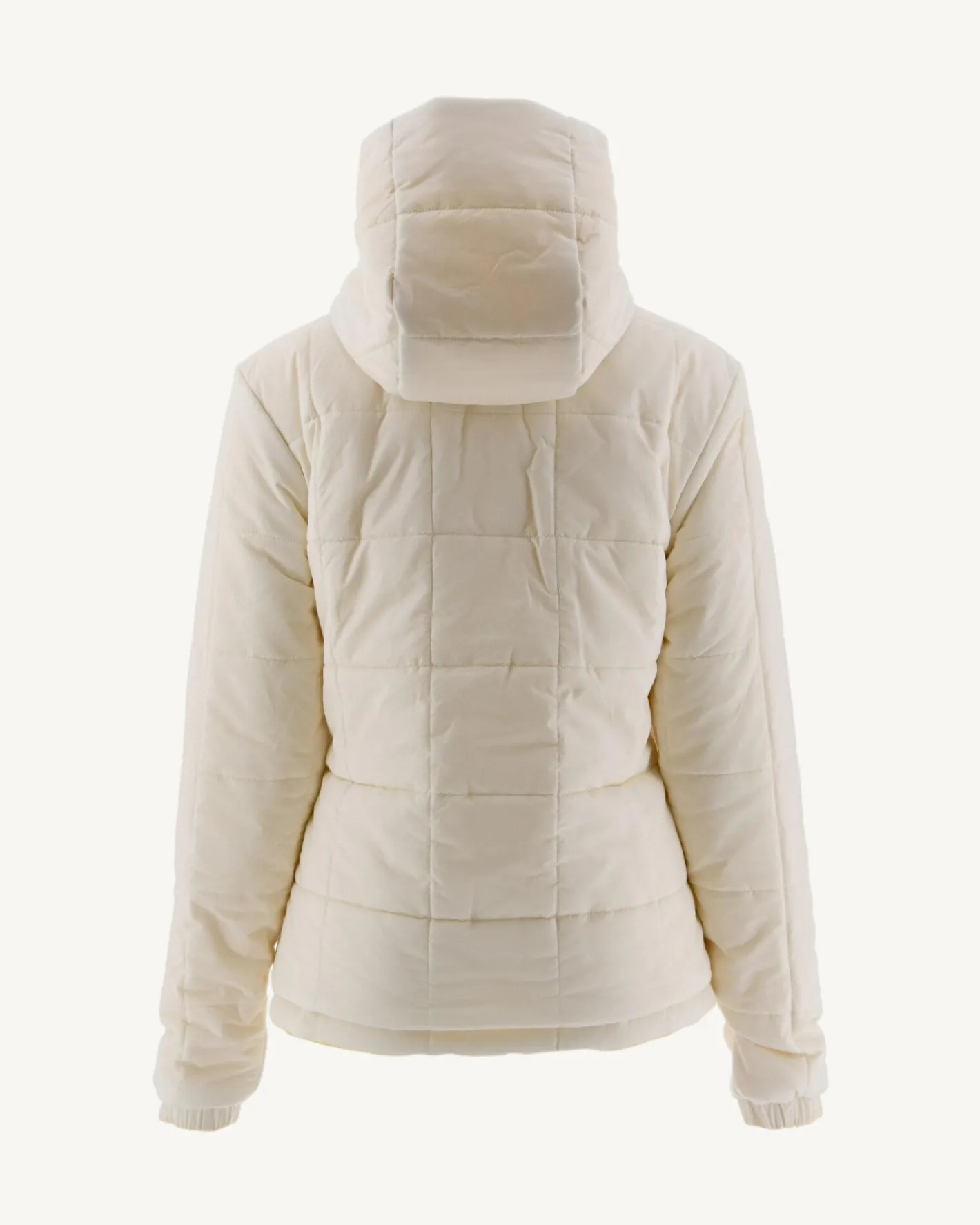 Donzen Jassen & Jacks-JOTT Doudoune Reversible A Capuche Ultralight Citron/Ecru Kara 6311 Lemon/Off-White