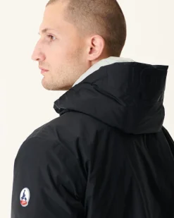 Donzen Jassen & Jacks-JOTT Doudoune Reversible A Capuche Noir/Gris Clair Bergen 9902 Black/Soft Grey
