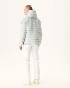 Donzen Jassen & Jacks-JOTT Doudoune Reversible A Capuche Noir/Gris Clair Bergen 9902 Black/Soft Grey
