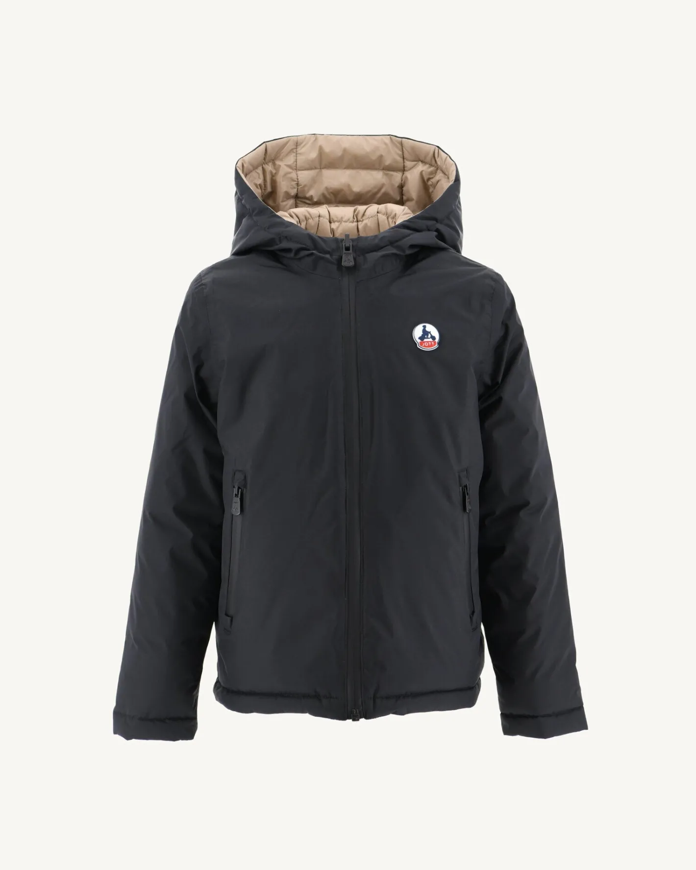 Donzen Jassen-JOTT Doudoune Reversible A Capuche Enfant Noir/Beige Zurich 988 Noir/Beige