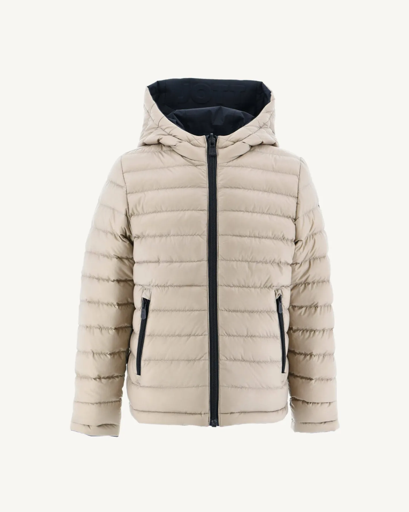 Donzen Jassen-JOTT Doudoune Reversible A Capuche Enfant Noir/Beige Zurich 988 Noir/Beige