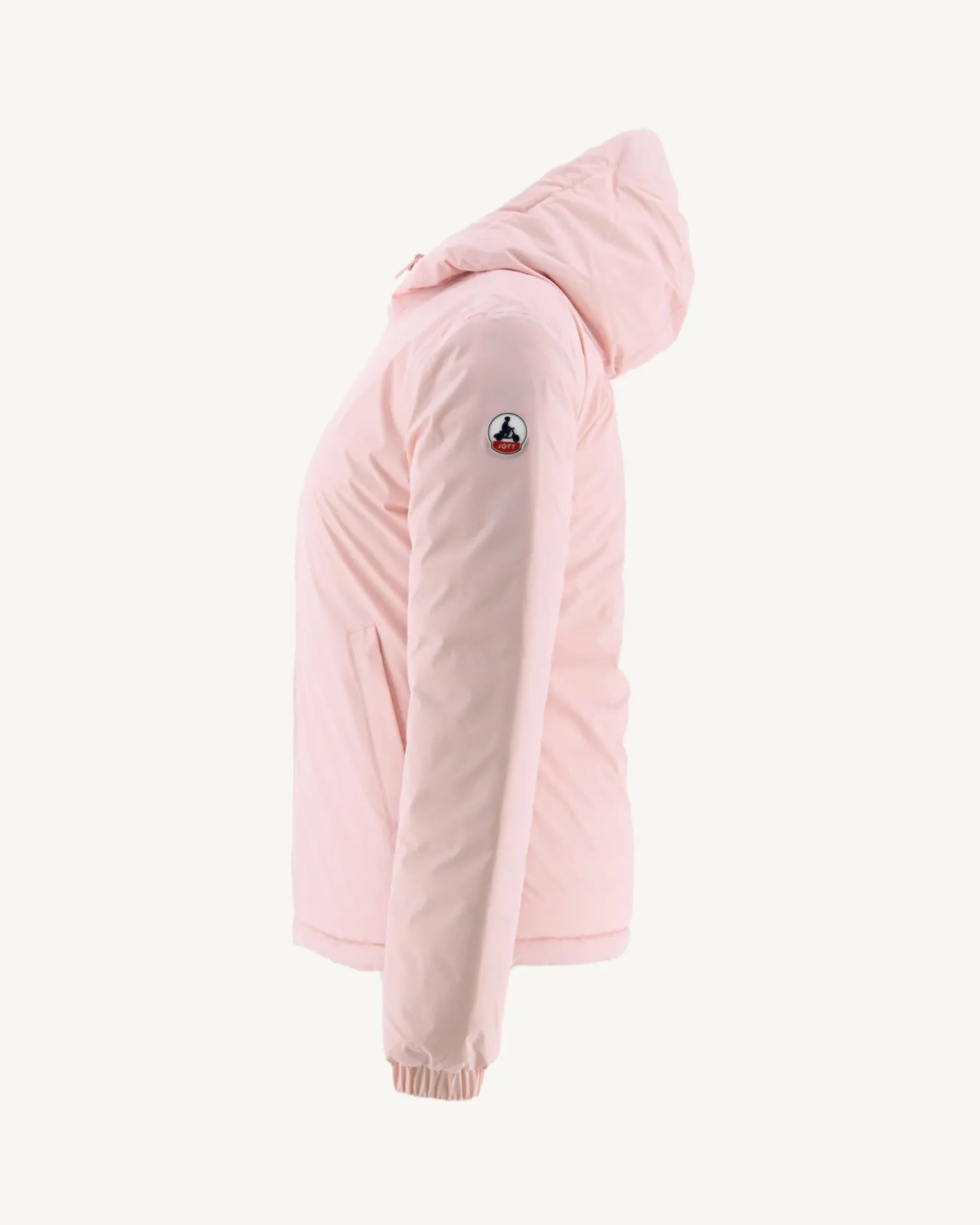 Donzen Jassen & Jacks-JOTT Doudoune Reversible A Capuche Rose Clair/Beige Vienne 4630 Soft Pink/Beige
