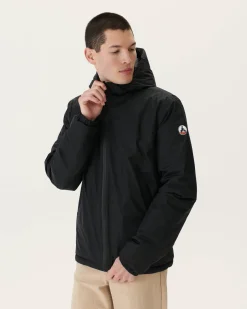 Donzen Jassen & Jacks-JOTT Doudoune Reversible A Capuche Noir Bergen 999 Noir