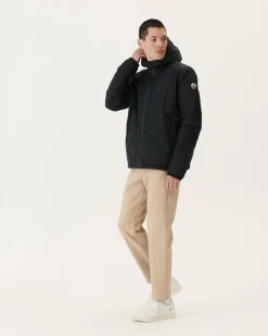 Donzen Jassen & Jacks-JOTT Doudoune Reversible A Capuche Noir Bergen 999 Noir