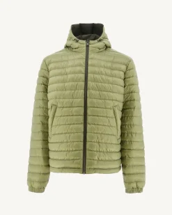 Donzen Jassen & Jacks-JOTT Doudoune Reversible A Capuche Army/Kaki Clair Bergen 2550 Army/Bush