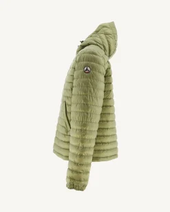 Donzen Jassen & Jacks-JOTT Doudoune Reversible A Capuche Army/Kaki Clair Bergen 2550 Army/Bush