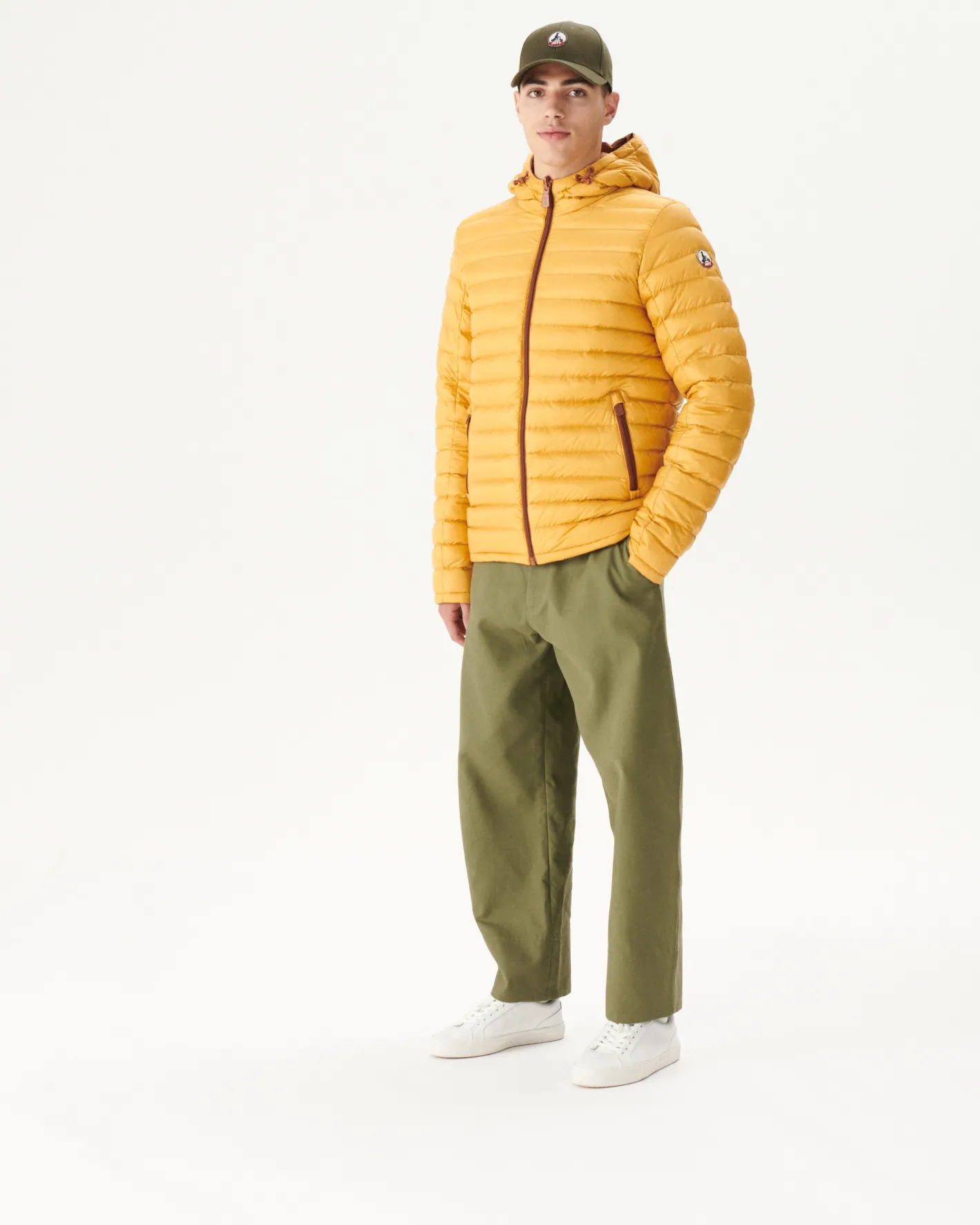 Donzen Jassen & Jacks-JOTT Doudoune Reversible A Capuche Caramel/Moutarde Bergen 828 Caramel/Moutarde