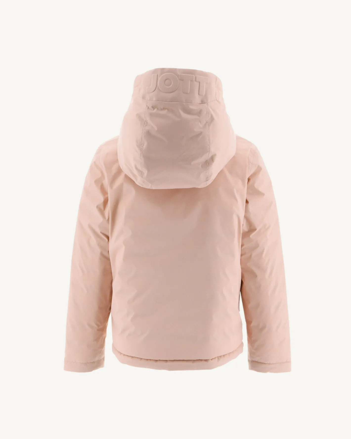 Donzen Jassen-JOTT Doudoune Reversible A Capuche Enfant Rose Pale/Aubergine Zurich 454 Rose Pale/Aubergine