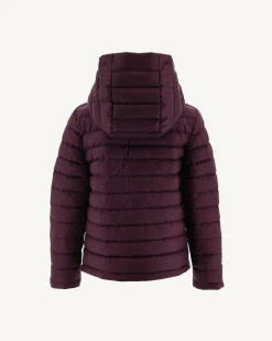 Donzen Jassen-JOTT Doudoune Reversible A Capuche Enfant Rose Pale/Aubergine Zurich 454 Rose Pale/Aubergine