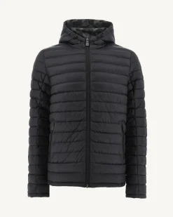 Donzen Jassen & Jacks-JOTT Doudoune Reversible A Capuche Print Militaire/Noir Bergen 278 Print Militaire/Noir