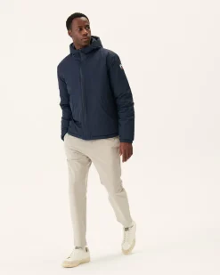 Donzen Jassen & Jacks-JOTT Doudoune Reversible A Capuche Marine Bergen 104 Marine