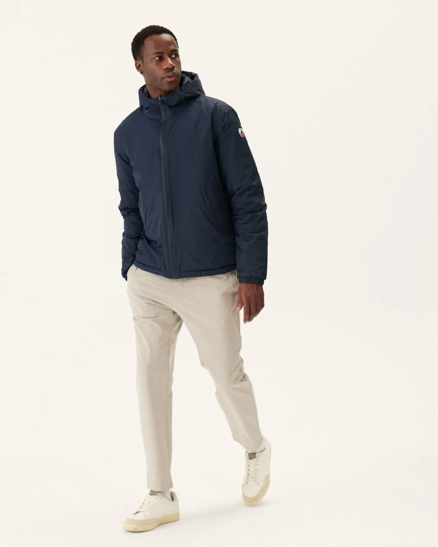 Donzen Jassen & Jacks-JOTT Doudoune Reversible A Capuche Marine Bergen 104 Marine