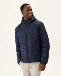 Donzen Jassen & Jacks-JOTT Doudoune Reversible A Capuche Marine Bergen 104 Marine