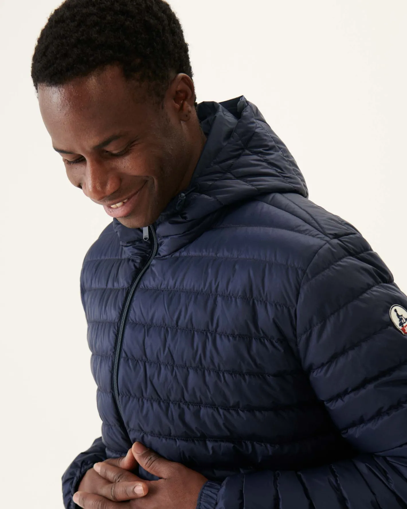 Donzen Jassen & Jacks-JOTT Doudoune Reversible A Capuche Marine Bergen 104 Marine
