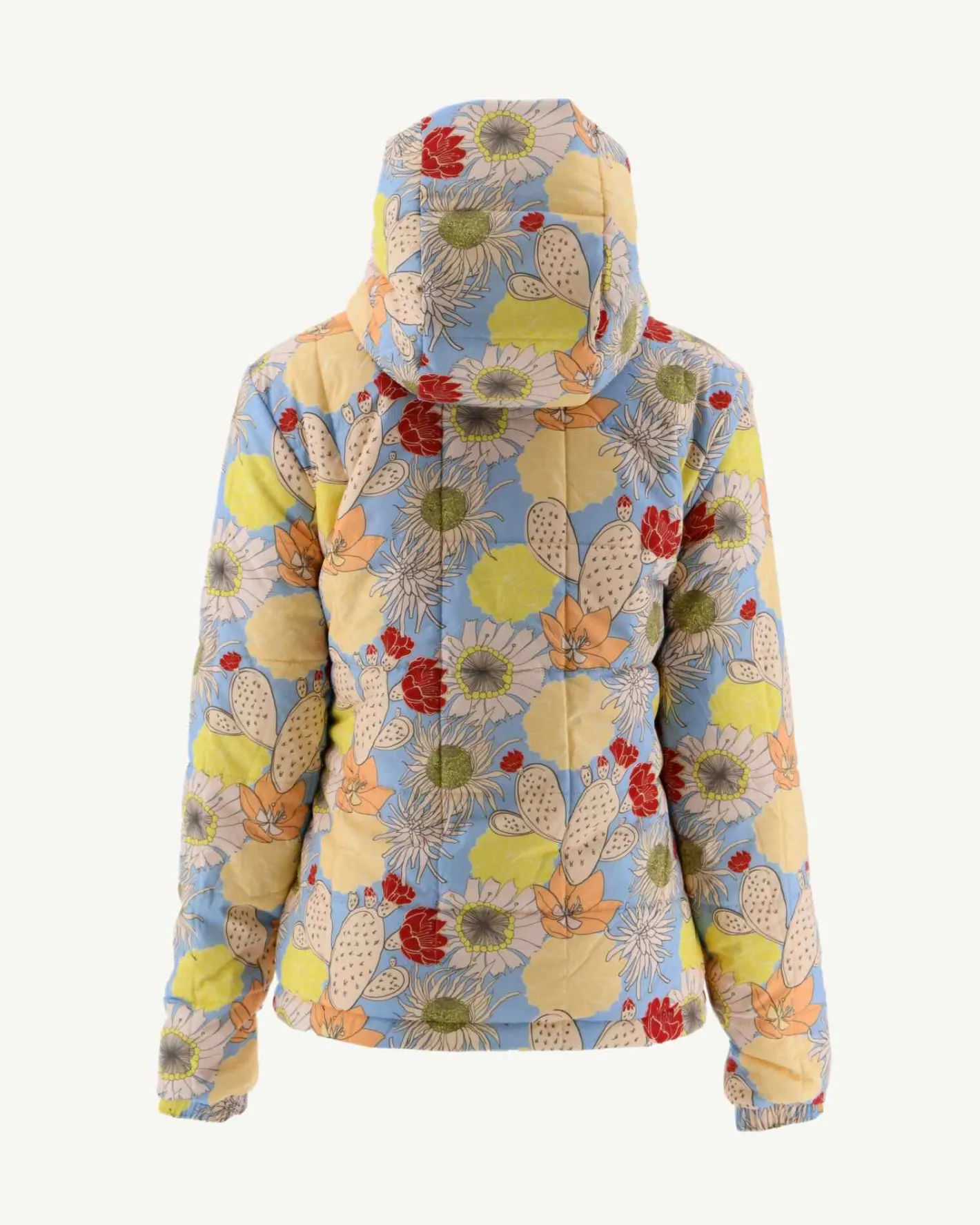 Donzen Jassen & Jacks-JOTT Doudoune Reversible A Capuche Ultralight Ecru/Bohemian Bleu Kara 8953 Off-White/Bohemian Blue