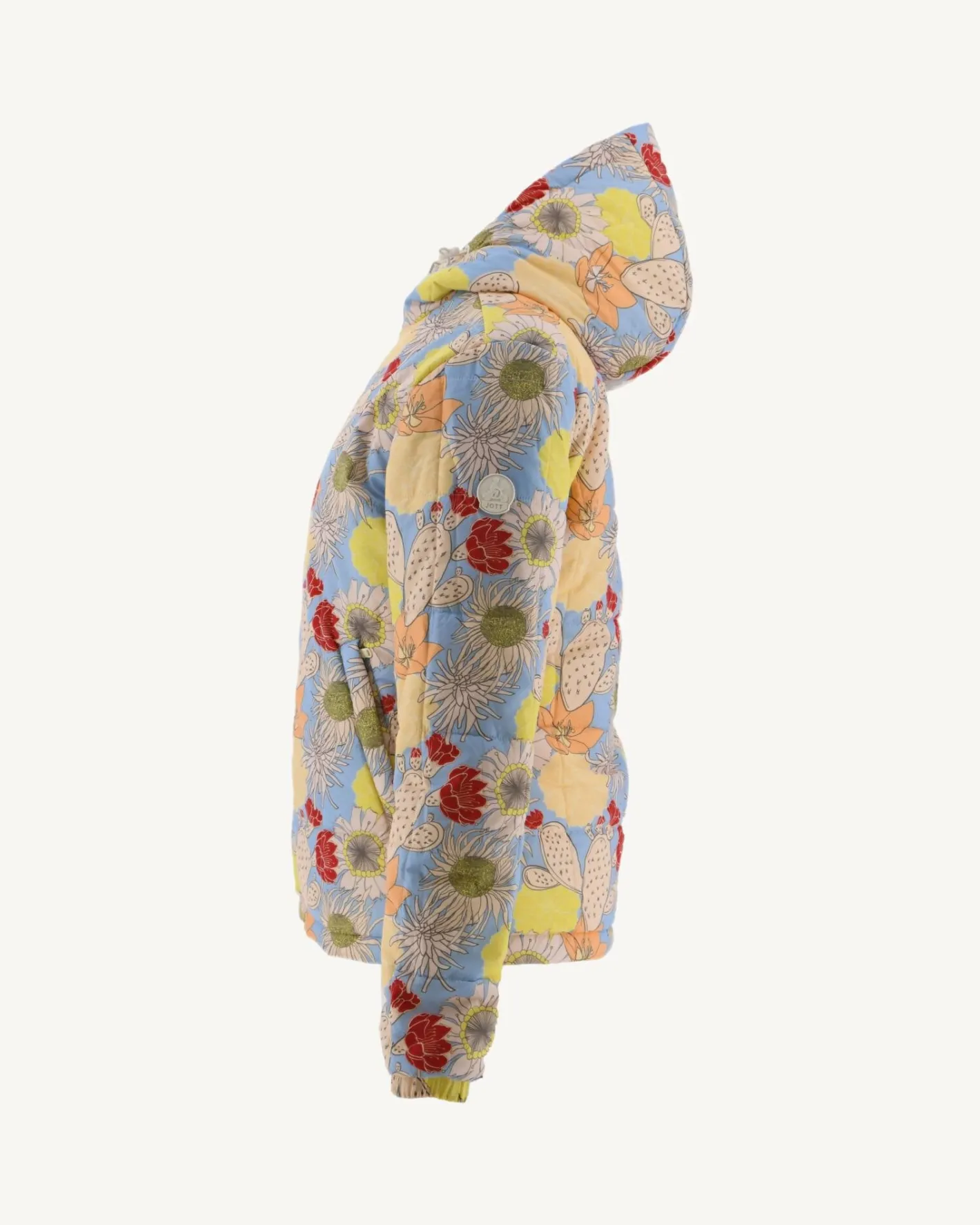 Donzen Jassen & Jacks-JOTT Doudoune Reversible A Capuche Ultralight Ecru/Bohemian Bleu Kara 8953 Off-White/Bohemian Blue