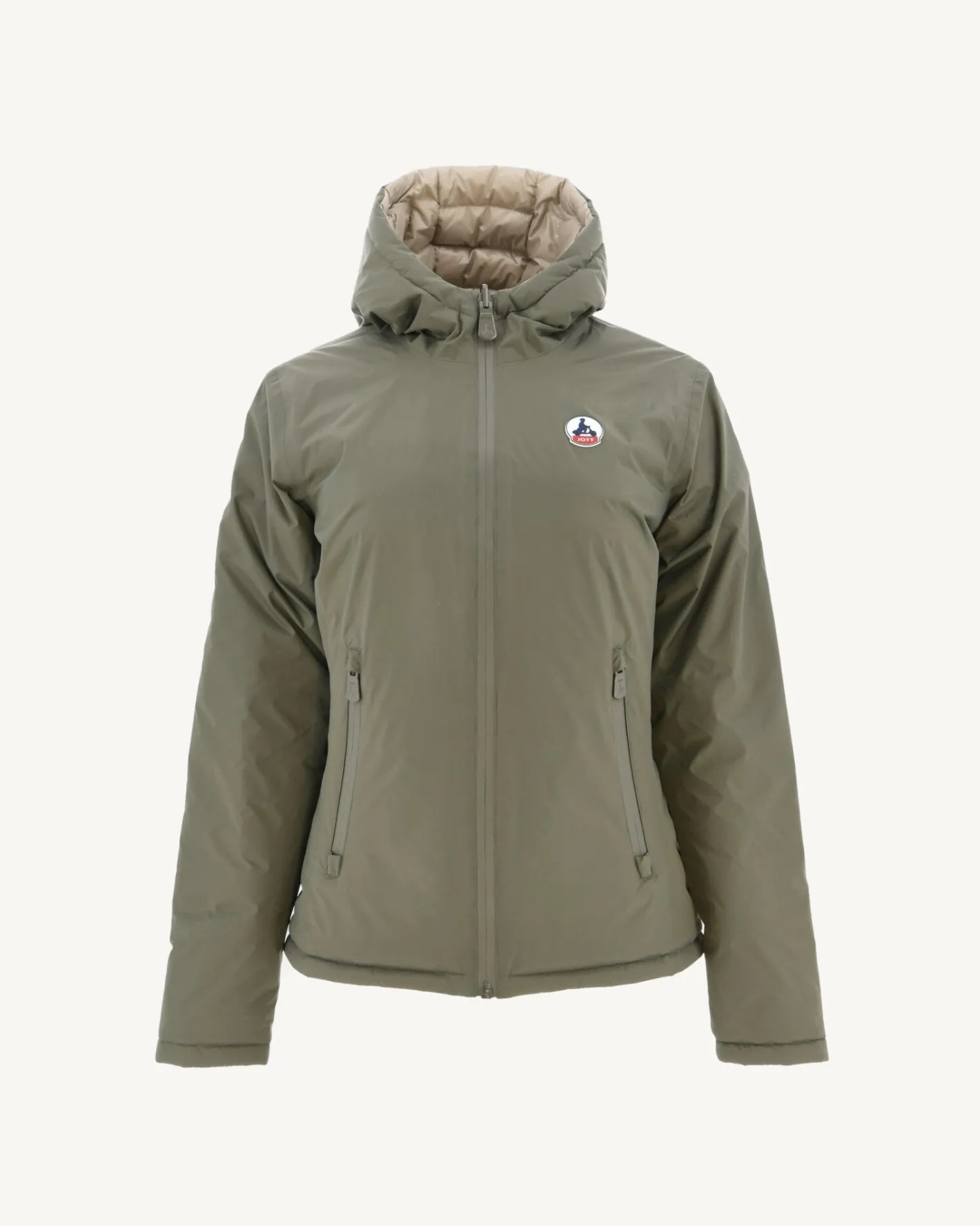 Donzen Jassen & Jacks-JOTT Doudoune Reversible Army/Beige Vienne 852 Army/Beige
