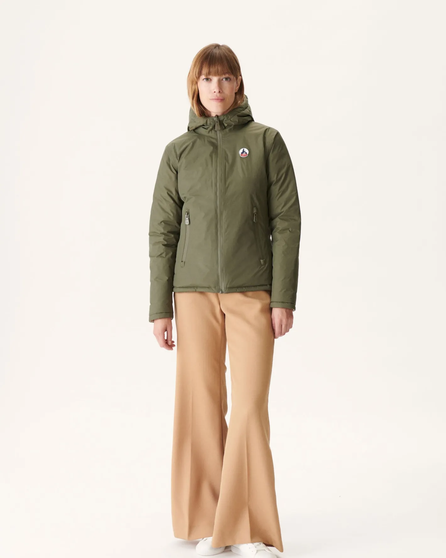 Donzen Jassen & Jacks-JOTT Doudoune Reversible Army/Beige Vienne 852 Army/Beige