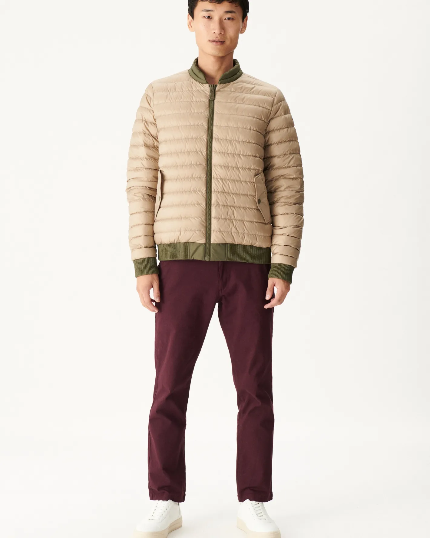 Donzen Jassen & Jacks-JOTT Doudoune Reversible Army/Beige Bombay 852 Army/Beige