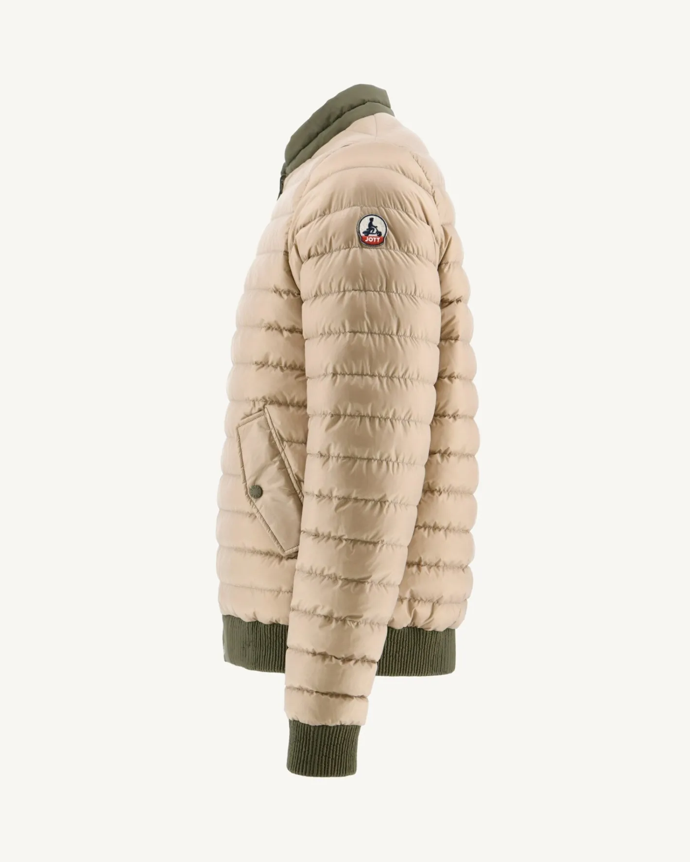 Donzen Jassen & Jacks-JOTT Doudoune Reversible Army/Beige Bombay 852 Army/Beige