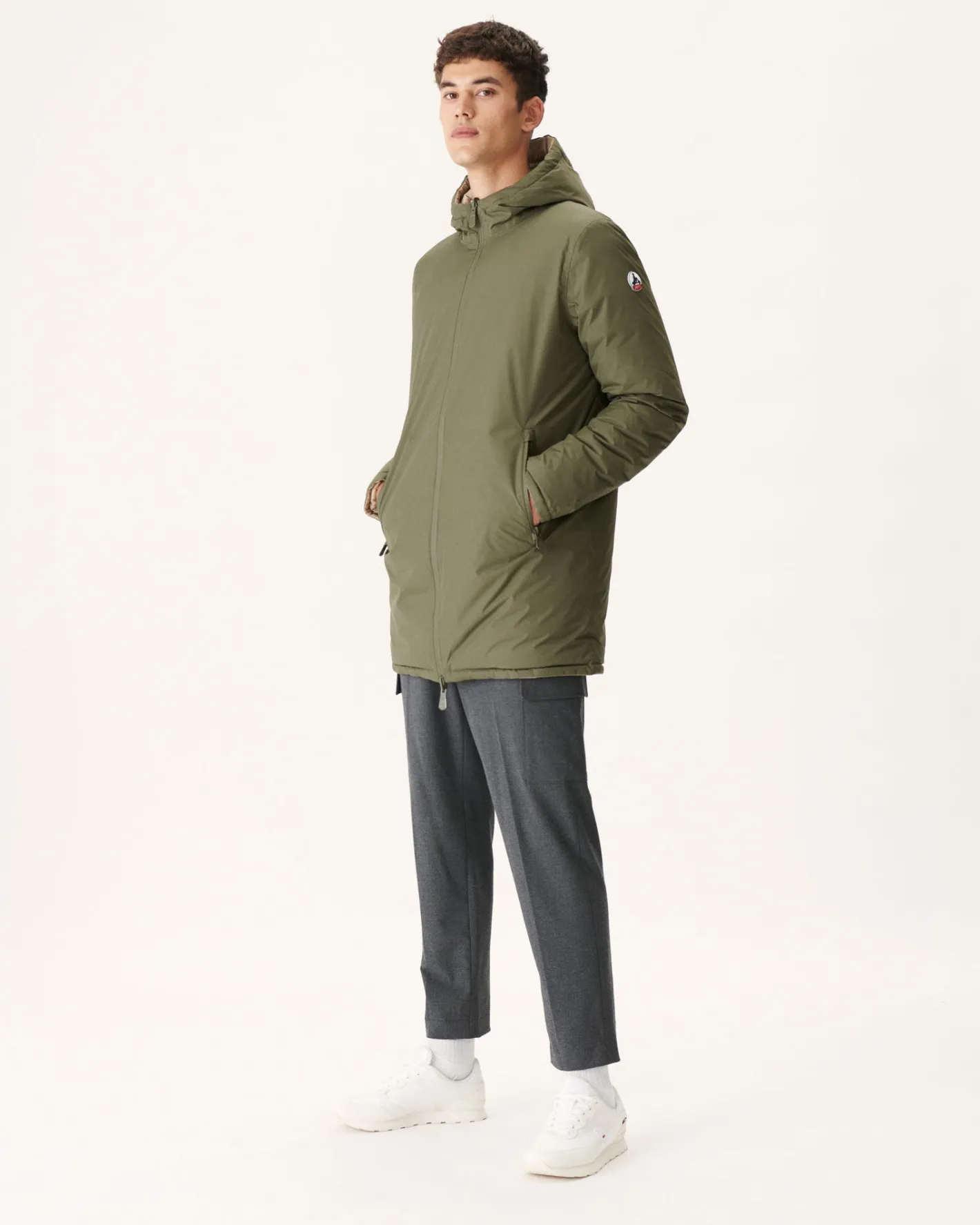 Donzen Jassen & Jacks-JOTT Doudoune Reversible Army/Beige Amsterdam 852 Army/Beige
