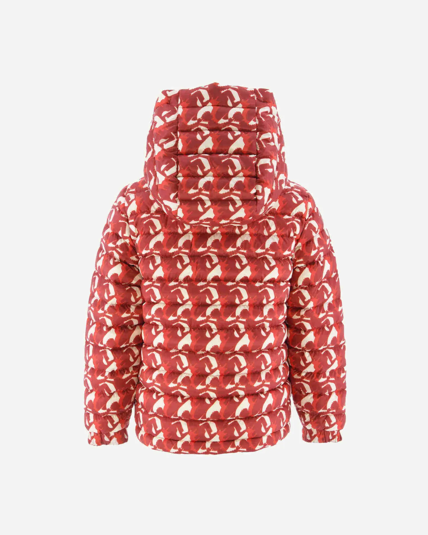 Donzen Jassen-JOTT Doudoune Reversible Army/Monogram Rouge Vif Enfant Zurich 2553 Army/Monogram Fire Red