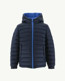 Donzen Jassen-JOTT Doudoune Reversible Azur/Marine Enfant Zurich 1830 Azure/Navy