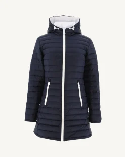 Donzen Jassen & Jacks-JOTT Doudoune Reversible Blanc/Marine Moscou 913 Blanc/Marine