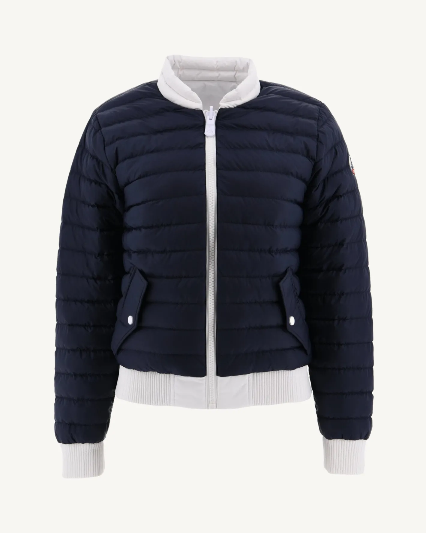 Donzen Jassen & Jacks-JOTT Doudoune Reversible Blanc/Marine Hanoi 913 Blanc/Marine