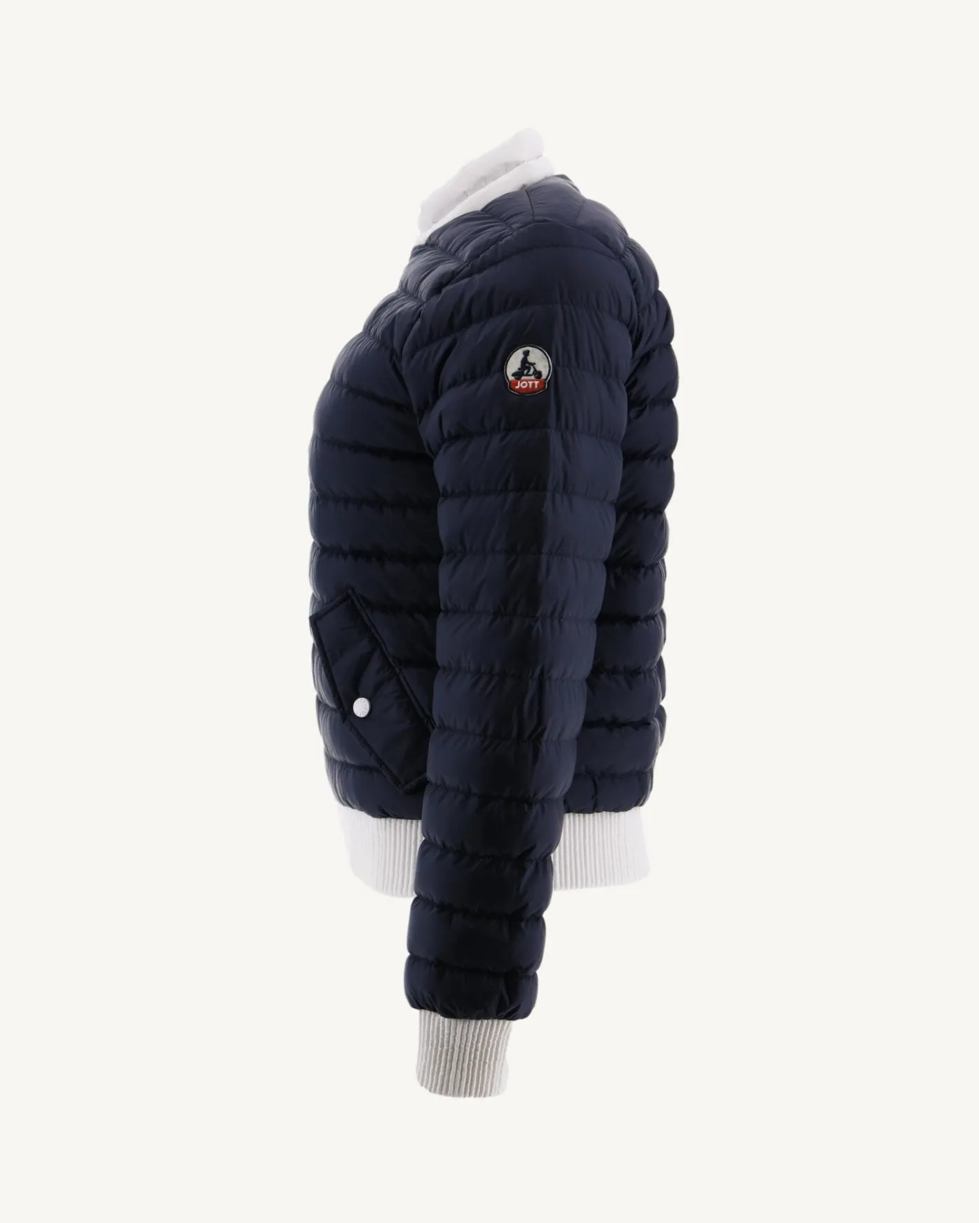 Donzen Jassen & Jacks-JOTT Doudoune Reversible Blanc/Marine Hanoi 913 Blanc/Marine