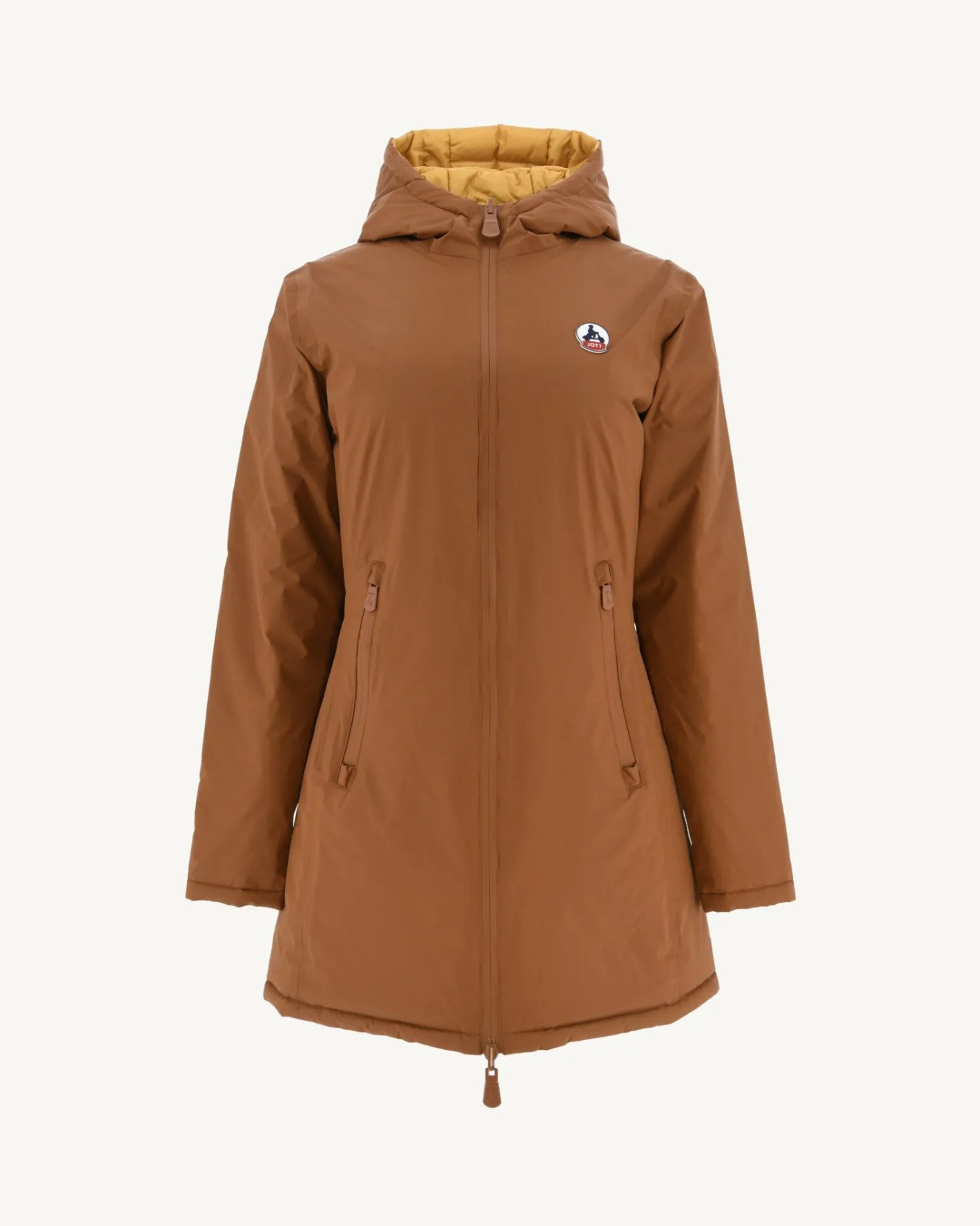 Donzen Jassen & Jacks-JOTT Doudoune Reversible Caramel/Moutarde Moscou 828 Caramel/Moutarde